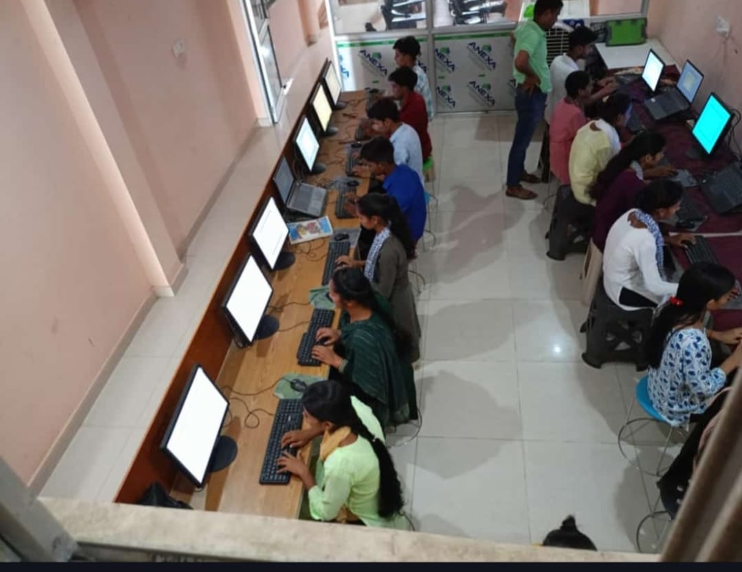 Students at Workstations